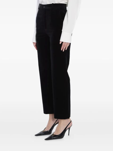 Saint Laurent velvet trousers - Black