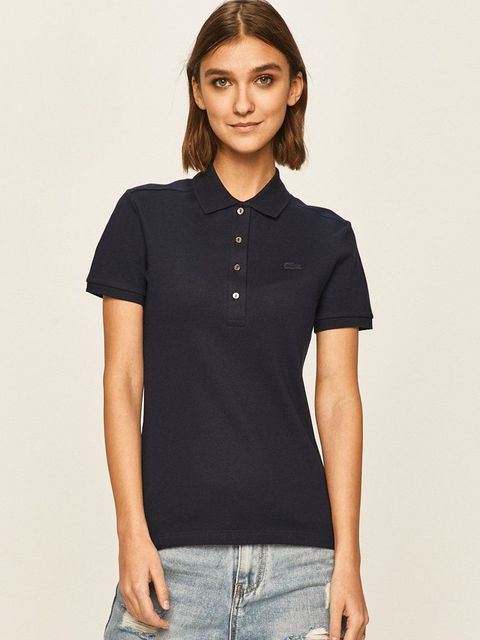 Lacoste polo damskie kolor granatowy PF5462 - zdjęcie produktu nr 2