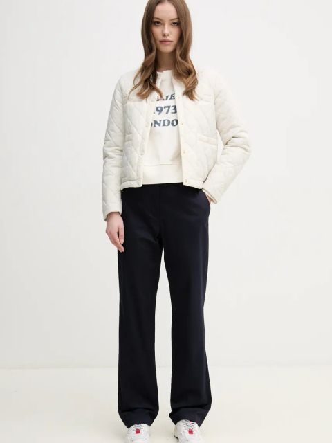 Geox kurtka AMBEL kolor beżowy przejściowa W5520G T3132