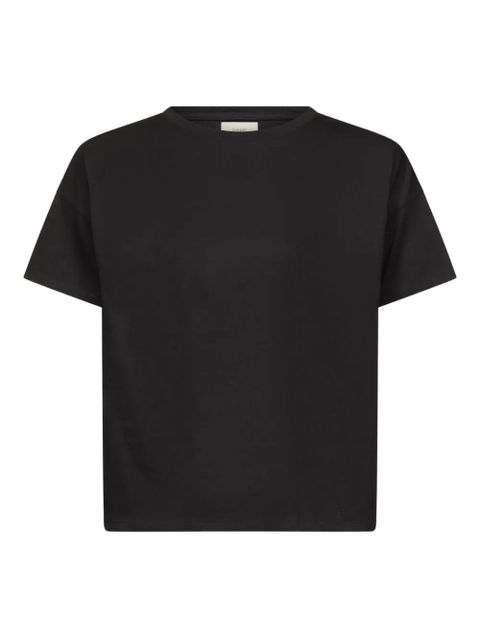 LouLou de Saison oversized cotton T-shirt - Black - zdjęcie produktu nr 1