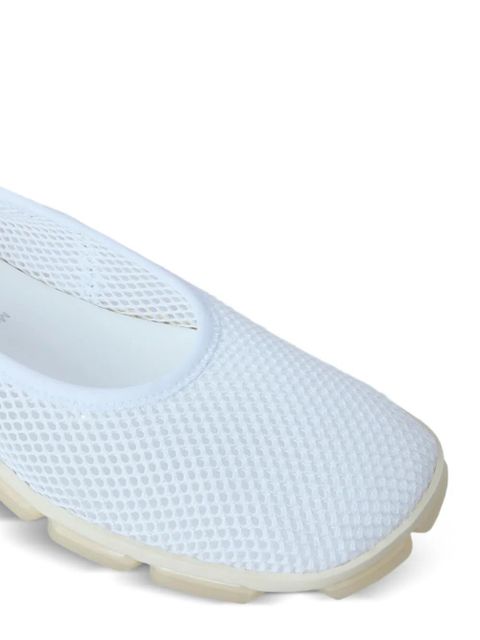 Miu Miu mesh ballet flats - White