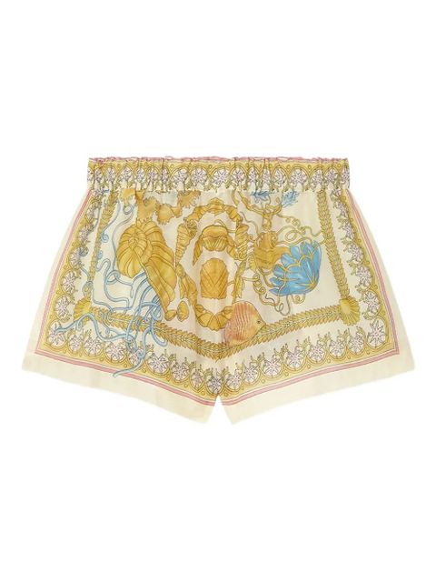 Versace Underwater Barocco cover-up shorts - Gold - zdjęcie produktu nr 1