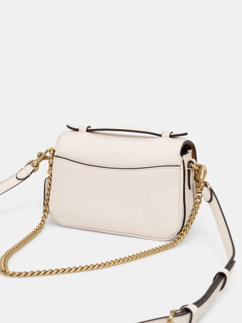 Coach torebka skórzana Cassie kolor beżowy CW565