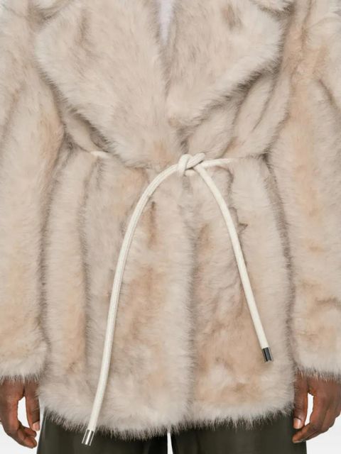 Sportmax Rosaria faux-fur coat - Neutrals