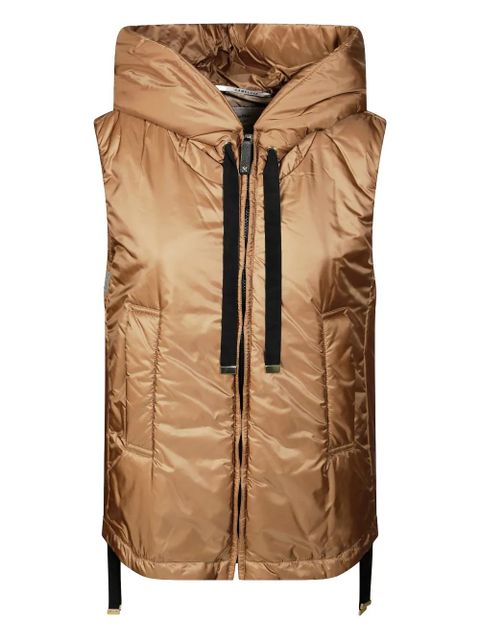 Max Mara Greengo hooded gilet - Brown - zdjęcie produktu nr 1