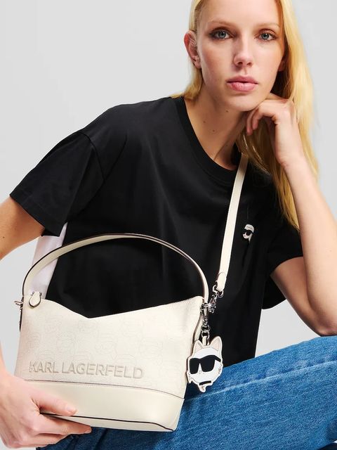 Karl Lagerfeld torebka IKON kolor biały A2W30177