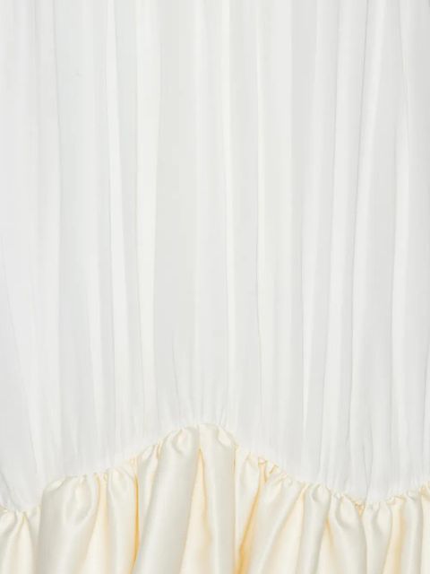 ROTATE BIRGER CHRISTENSEN gathered mini dress - White