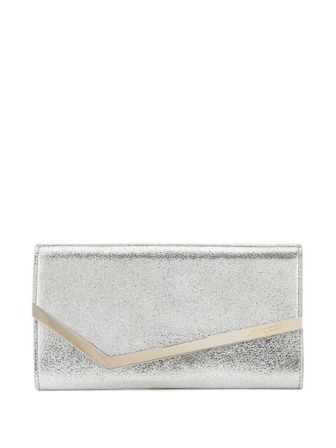 Jimmy Choo Emmie clutch bag - Silver - zdjęcie produktu nr 1