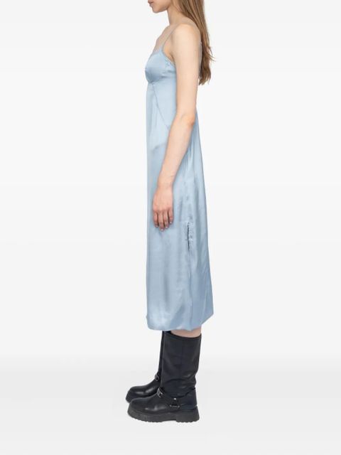 Zadig&Voltaire Rialta midi dress - Blue