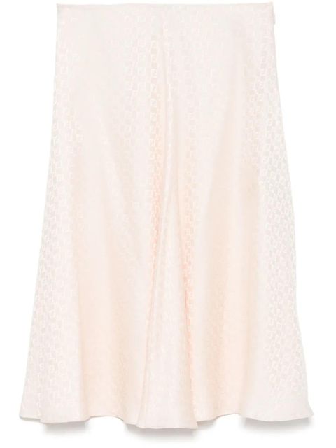 FENDI FF silk midi skirt - Pink - zdjęcie produktu nr 1