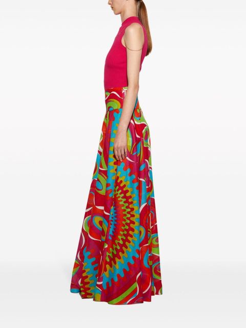 PUCCI chain-embellished rib-knit top - Pink