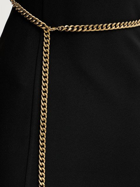 Marciano by Guess sukienka LIA kolor czarny midi rozkloszowana 5BGK20 6302A