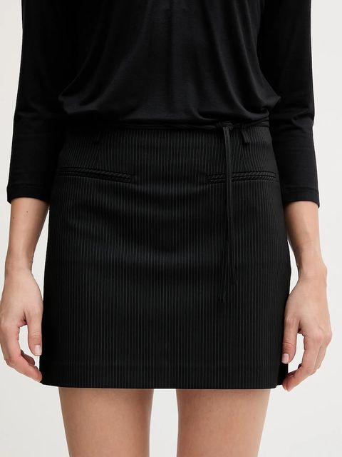 Sisley spódnica kolor czarny mini prosta 45QHL002V - zdjęcie produktu nr 1