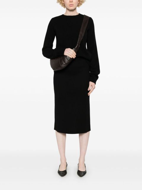 The Row Ikko midi skirt - Black