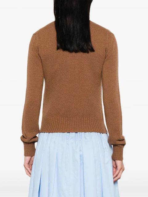AMI Paris turtleneck sweater - Brown