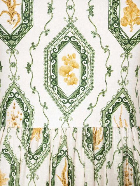 Agua By Agua Bendita Nuez Calado maxi dress - White