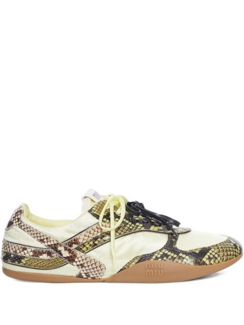 Miu Miu panelled sneakers - Yellow - zdjęcie produktu nr 1