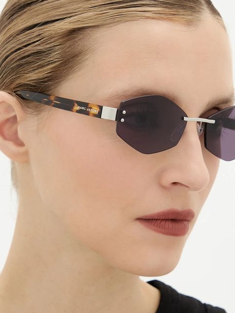 Marc Jacobs okulary przeciwsłoneczne damskie kolor srebrny MARC 496/S AIR - zdjęcie produktu nr 2