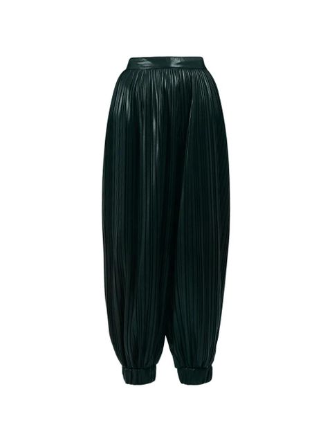 Rowen Rose pleated balloon trousers - Green - zdjęcie produktu nr 1