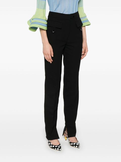 GANNI tapered trousers - Black