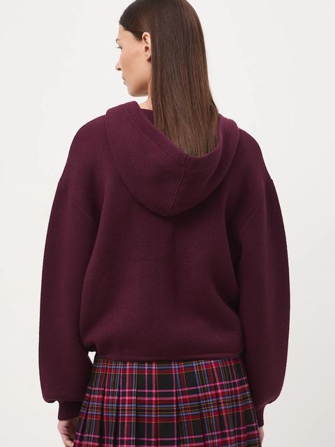 Medicine kardigan damski kolor bordowy