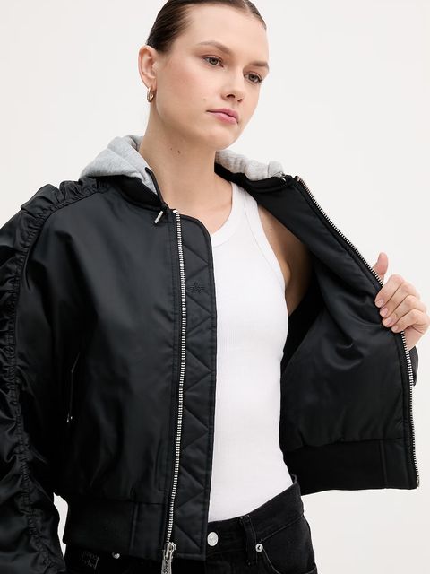 Alpha Industries kurtka Short Hooded Bomber Light W