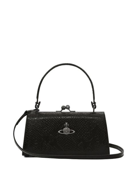 Vivienne Westwood XL Dol Orb-detail tote bag - Black