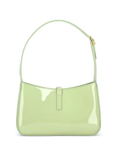 Saint Laurent Le 5 à 7 leather shoulder bag - Green - zdjęcie produktu nr 2