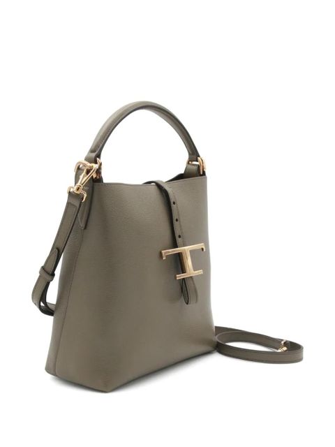 Tod's T-buckle leather shoulder bag - Green - zdjęcie produktu nr 2
