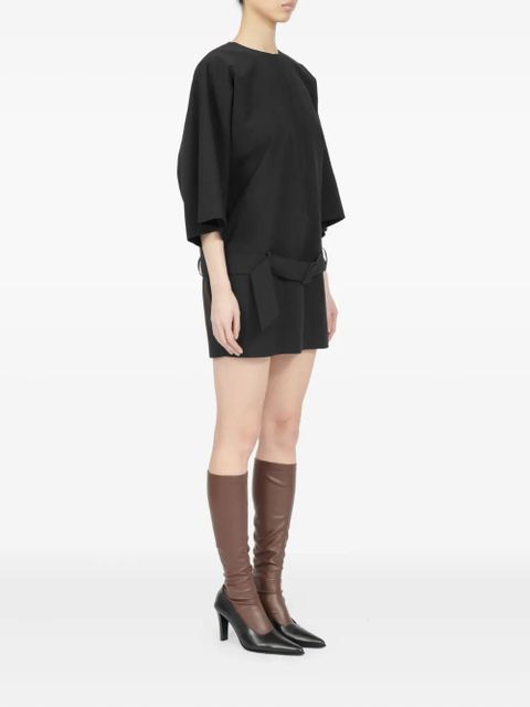 MM6 Maison Margiela belted mini dress - Black