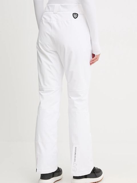 EA7 Emporio Armani spodnie narciarskie kolor biały AF13887.7W000383