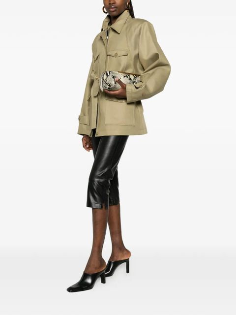 The Frankie Shop Lior leather capri trousers - Black - zdjęcie produktu nr 2