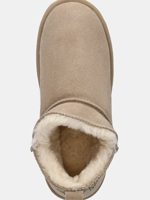 Answear.LAB śniegowce zamszowe kolor beżowy