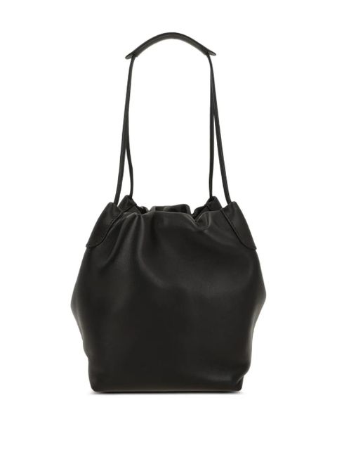 Loro Piana gathered shoulder bag - Black