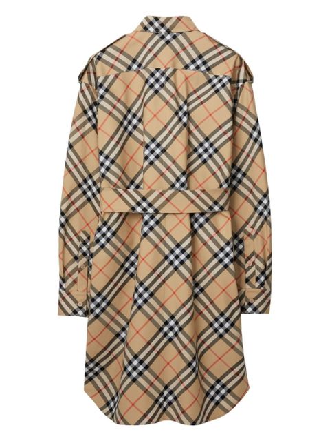 Burberry Vintage Check cotton shirtdress - Brown