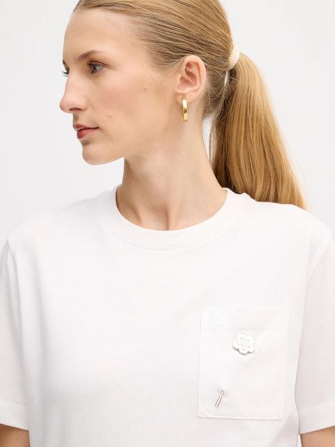 Kenzo t-shirt bawełniany damski kolor biały FF52TS1504SG.02