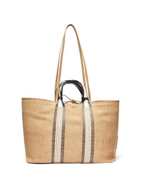 Casadei Amalfi woven shoulder bag - Neutrals