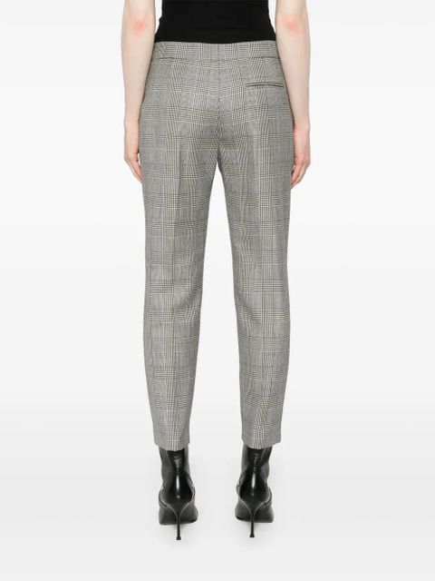 Alexander McQueen Price Of Wales trousers - Black