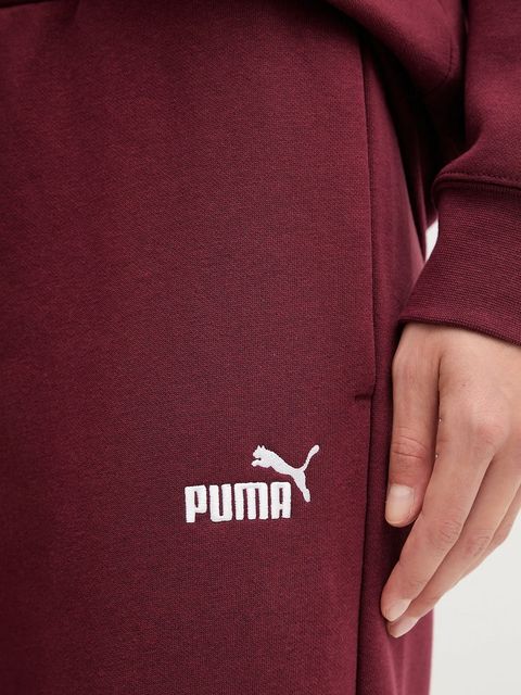 Puma dres damski kolor bordowy 688160