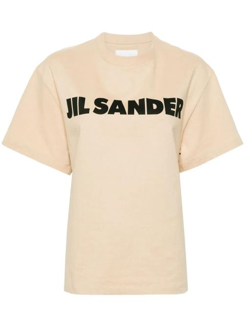 Jil Sander logo-print cotton T-shirt - Neutrals - zdjęcie produktu nr 1