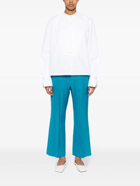 Jil Sander cropped cotton poplin shirt - White - zdjęcie produktu nr 2