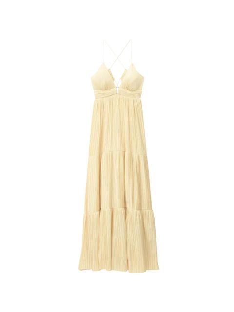 Ba&Sh Wasta pleated tiered-design dress - Neutrals - zdjęcie produktu nr 1