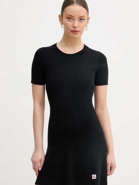 Calvin Klein Jeans sukienka z bawełną - zdjęcie produktu nr 1