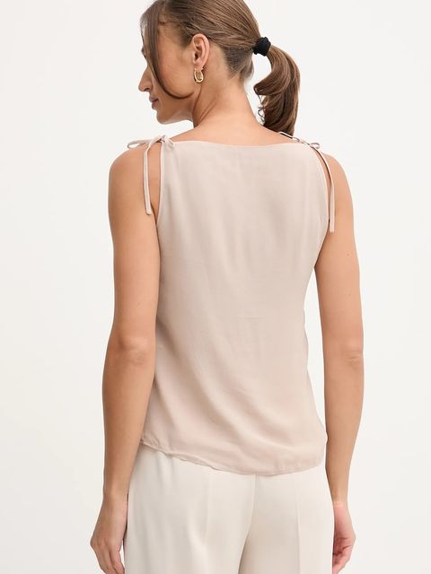 Hoss Intropia bluzka damska kolor beżowy wzorzysta 5872100 - zdjęcie produktu nr 2