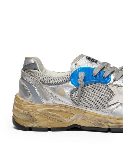 Golden Goose star appliqué sneakers - Silver