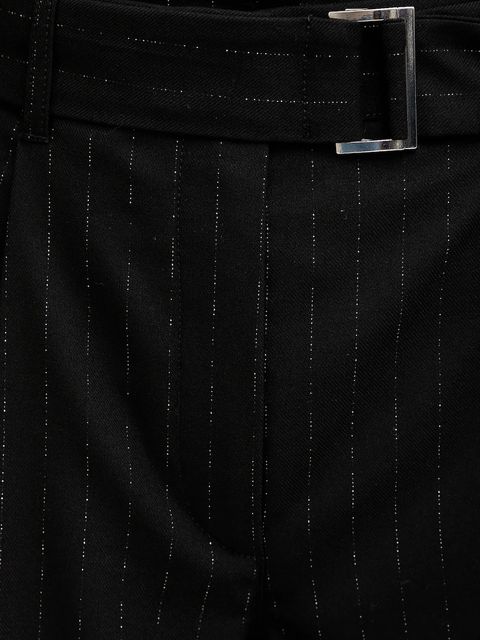 Guess spodnie ZANITA damskie kolor czarny szerokie high waist W5BB13 W2422