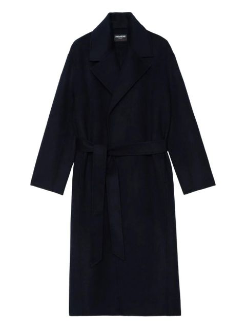Zadig&Voltaire Meli belted coat - Blue - zdjęcie produktu nr 1