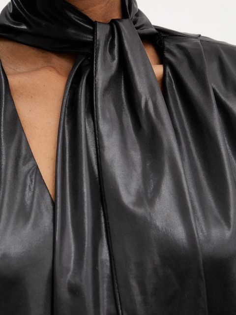 Haveone sukienka kolor czarny mini prosta MFS-P097