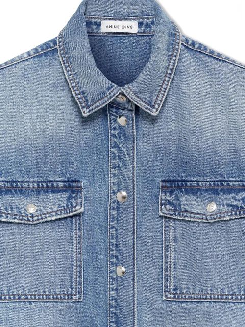 ANINE BING Paxton shirt - Blue