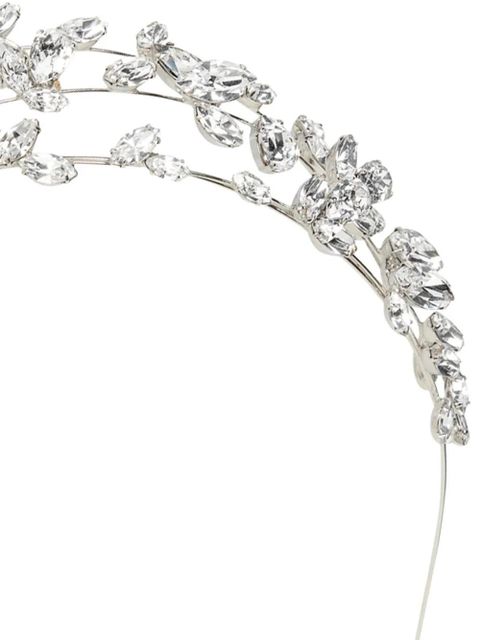 Jennifer Behr Jasenia crystal tiara - Silver - zdjęcie produktu nr 2